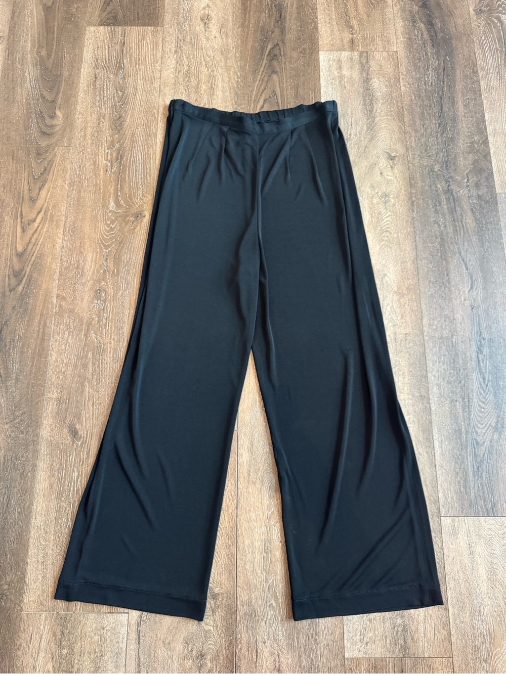 Vintage Margaret O’Leary Black Wide-Leg Women's Pants Size Small